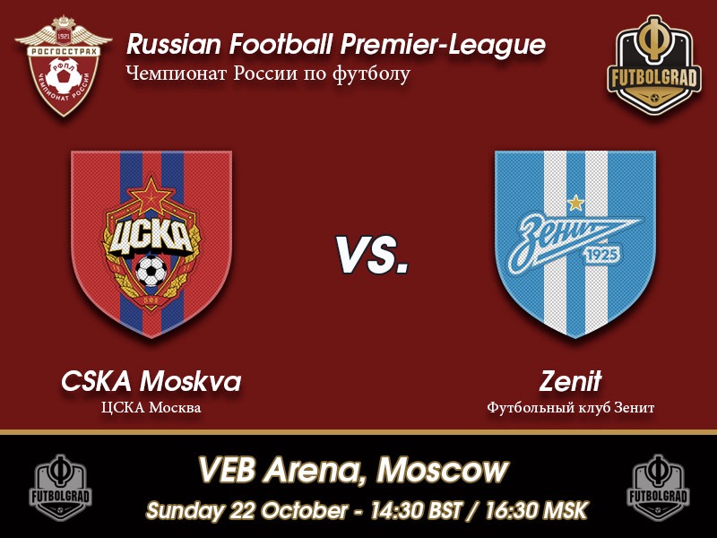 CSKA Moscow vs Zenit Saint Petersburg – RFPL Preview