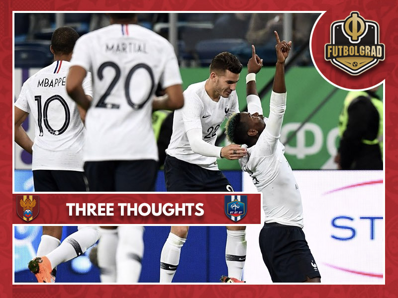 Three thoughts from Russia’s friendlies against Brazil and France