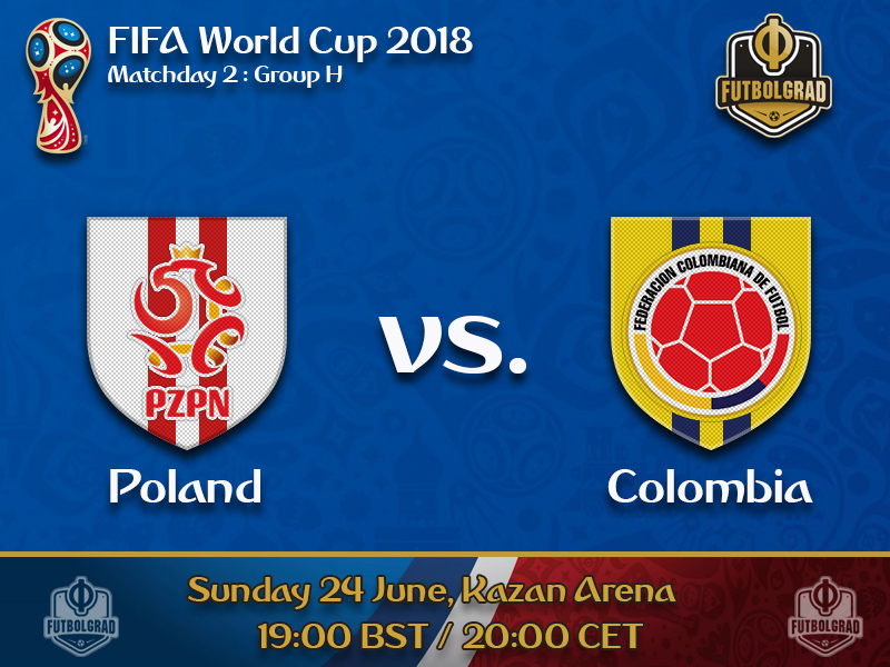 Poland and Colombia try to gain a foothold at the tournament