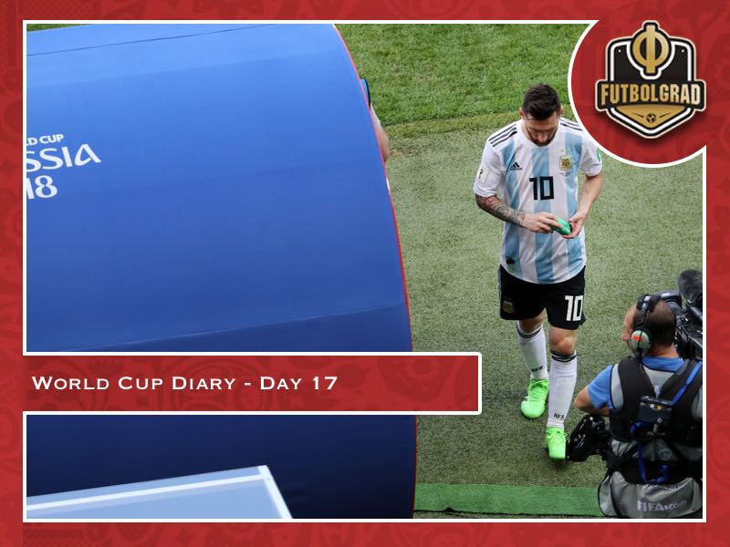 World Cup Diary – Day 17 – Messi and Ronaldo say goodbye