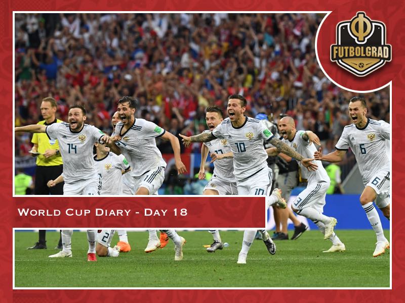 World Cup Diary – Day 18 – Russia’s World Cup party is getting started