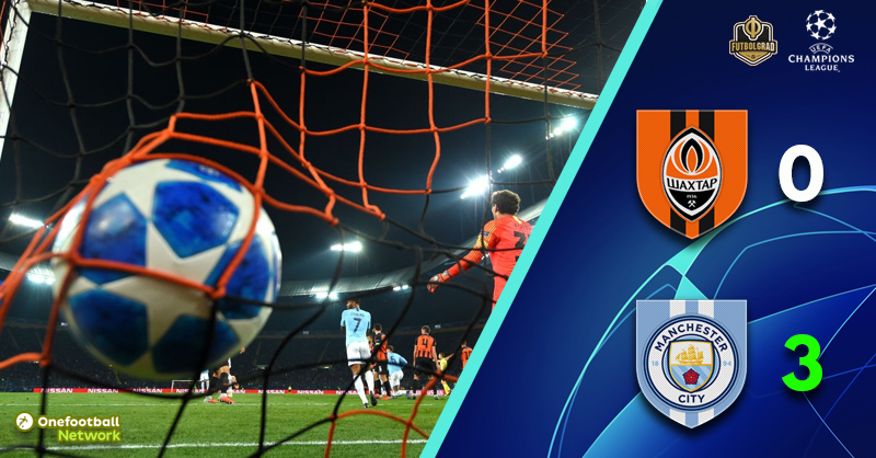 Manchester City make history by handing Shakhtar their first ever home defeat to English opposition