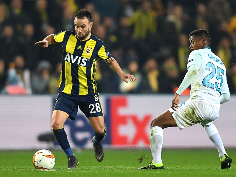 Mathieu Valbuena joined Olympiacos from Turkish side Fenerbahçe (OZAN KOSE/AFP/Getty Images)