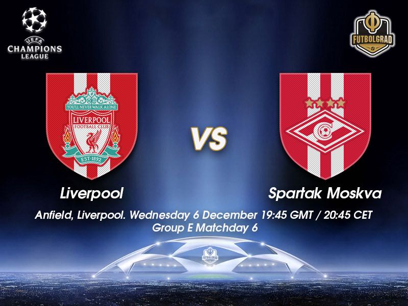 Liverpool vs Spartak Moscow – Champions League – Preview