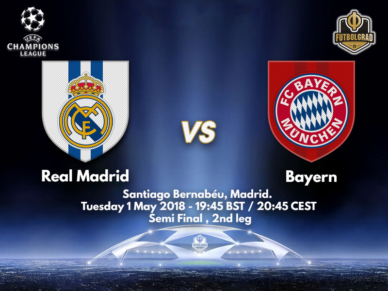 Bayern look to overcome deficit against Real Madrid