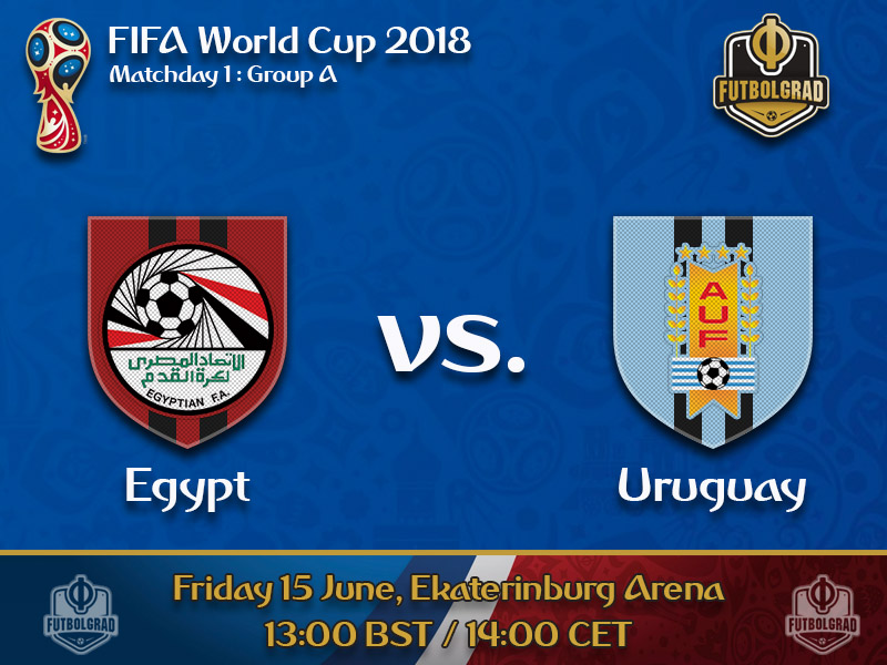 Egypt face Uruguay in their first World Cup match since 1990