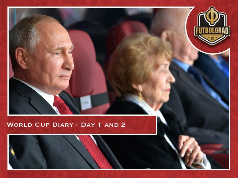 World Cup Diary – Day 1 and 2: Putin’s fun day out