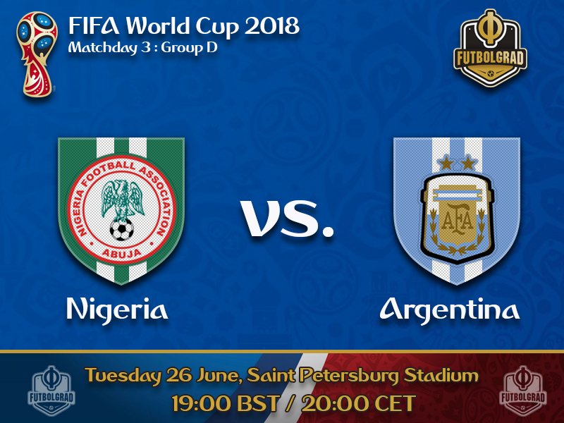 Super Eagles will attempt to knock out an indisposed Argentina side