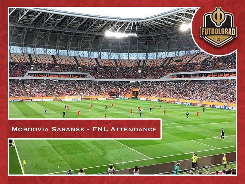 Mordovia Saransk – 26,000 see first post-World Cup game