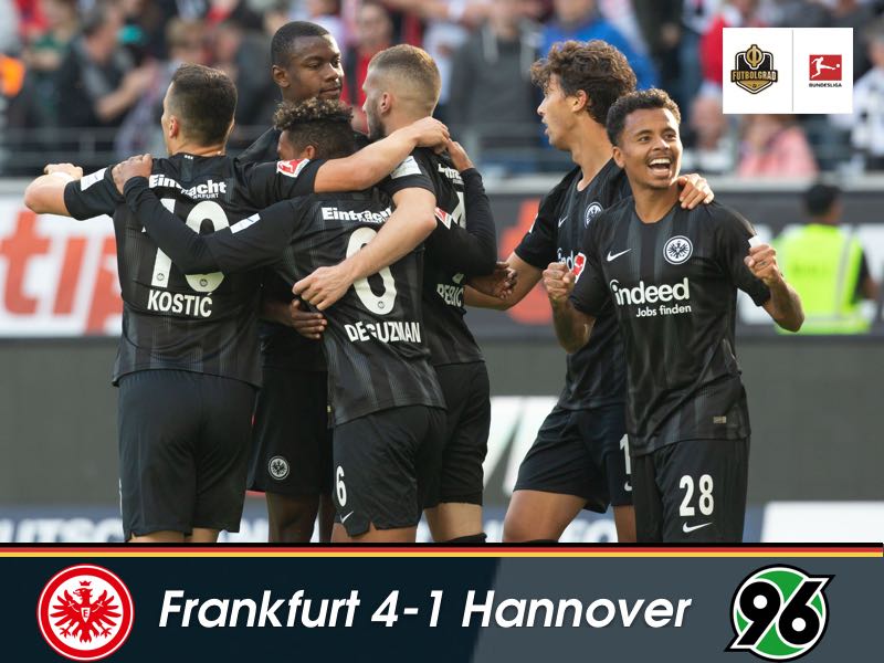 Eintracht Frankfurt v Hannover – Bundesliga – Match