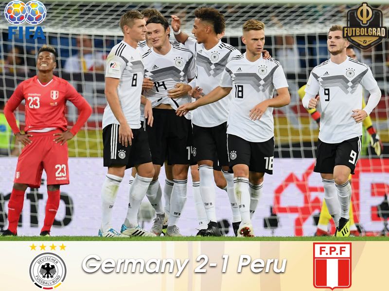 Germany come from behind to beat Peru in Sinsheim