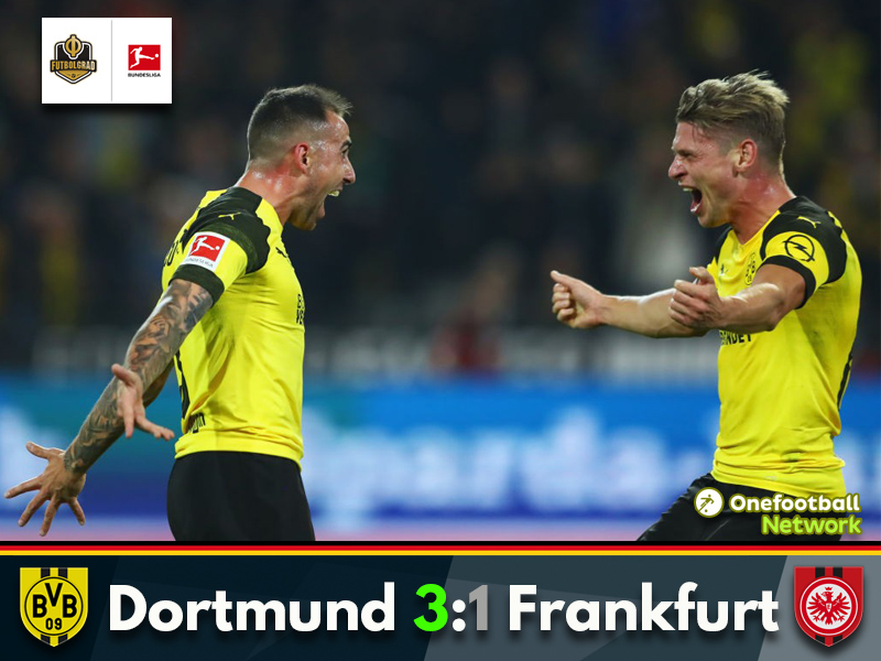 Dortmund eventually fire past Frankfurt thanks to Jadon Sancho’s creativity