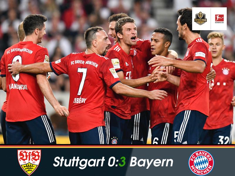 Bayern hammer Stuttgart to continue their perfect start to the season