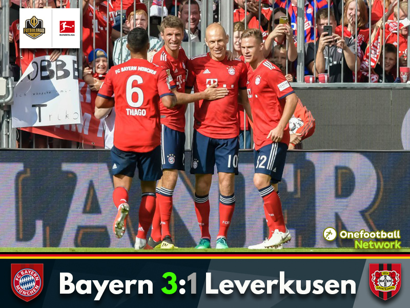 Bayern continue dominance with an easy victory over Leverkusen