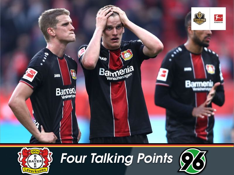 Bayer Leverkusen v Hannover 96 – Four Talking Points