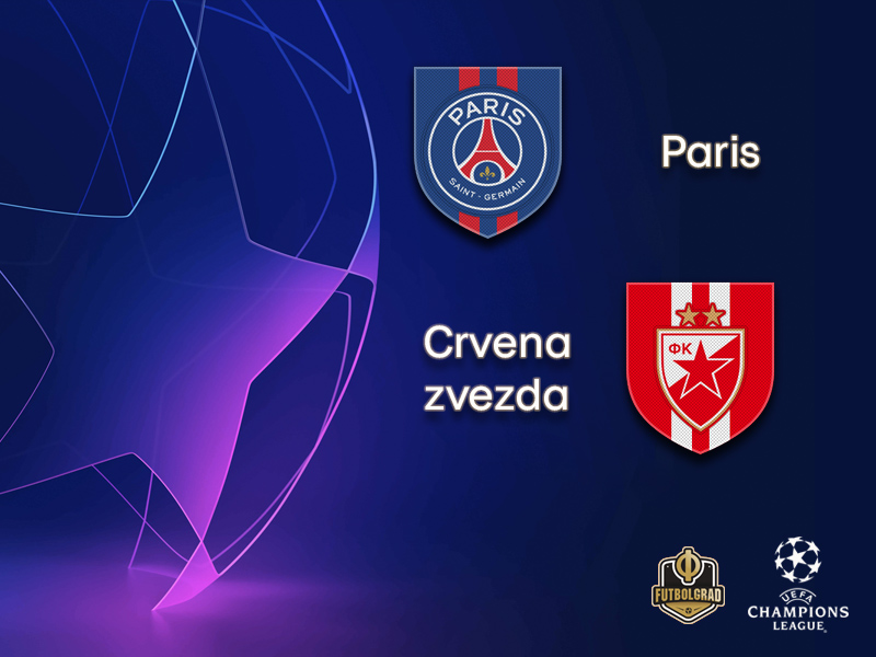 Paris Saint-Germain host Serbian giants Crvena zvezda