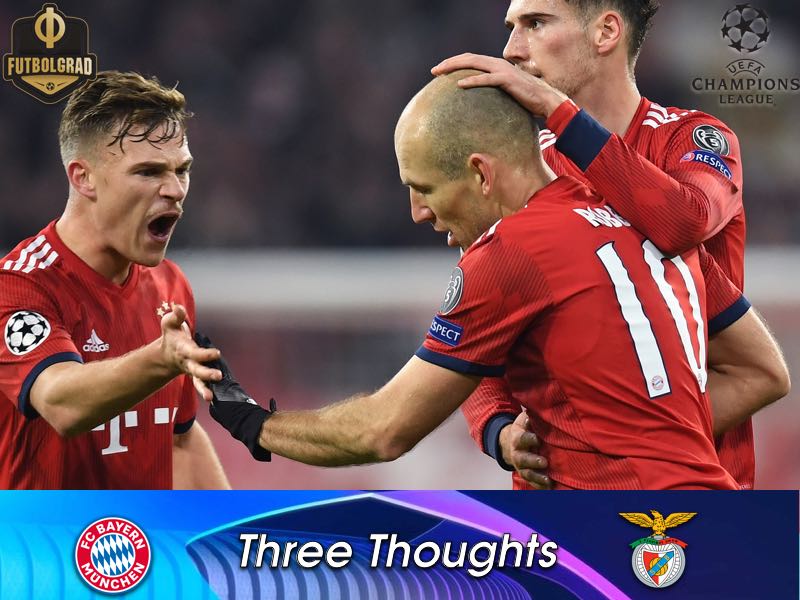 Bayern Munich v Benfica – Champions League – Thoughts