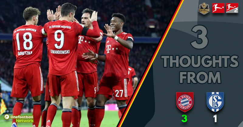 Bayern v Schalke – Bundesliga – Thoughts