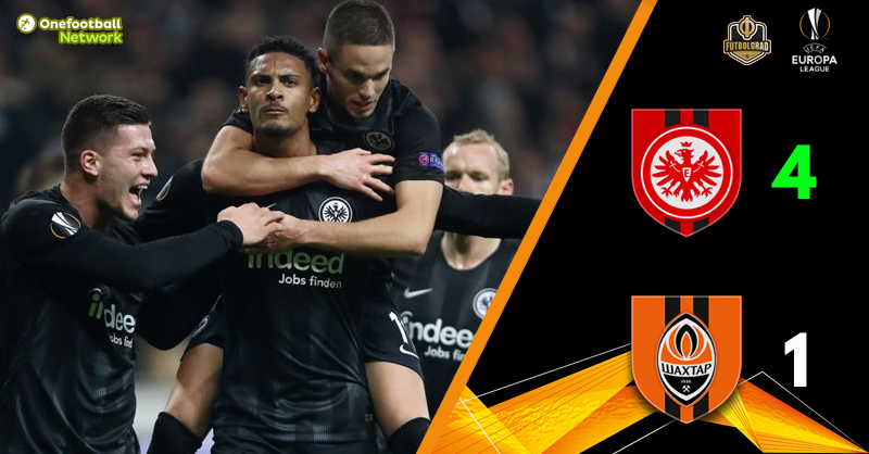 Eintracht Frankfurt continue to soar and bury Shakhtar Donetsk