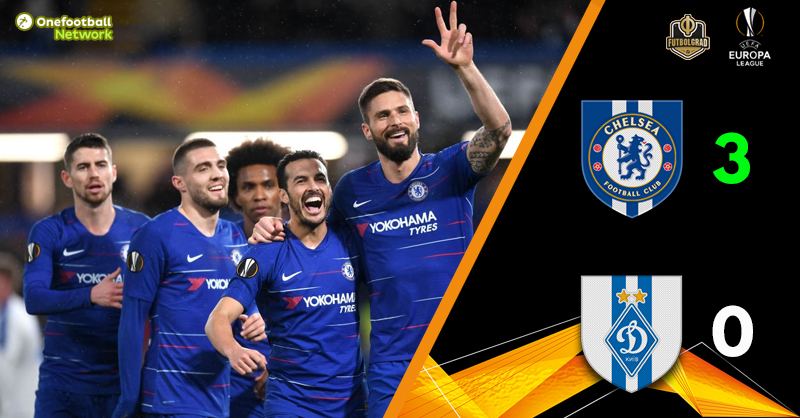 Chelsea hammer Dynamo Kyiv and are all but through to the next round