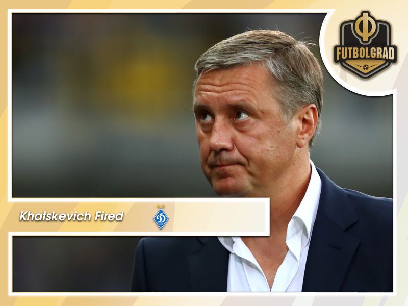 Dynamo Kyiv fire head coach Aleksandr Khatskevich