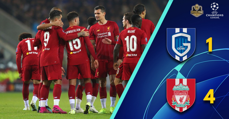Genk vs Liverpool – Champions League – Report