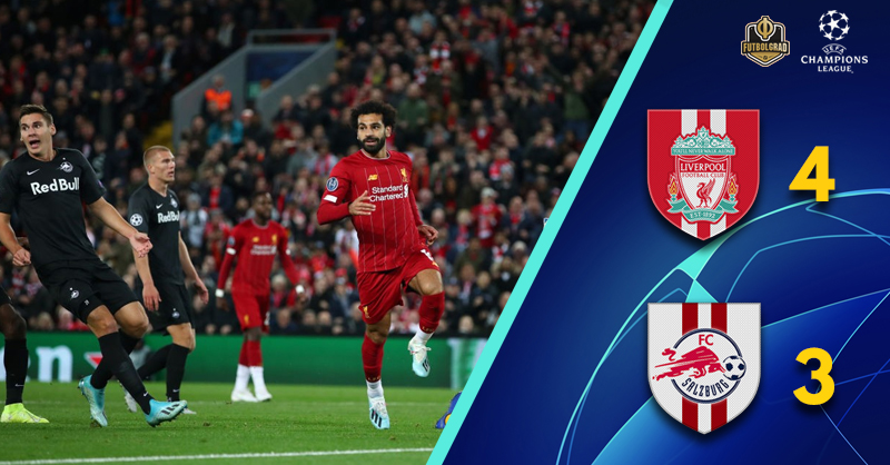 Liverpool vs Salzburg – Champions League – Report