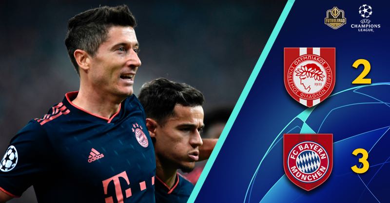 Olympiacos v Bayern Munich – Champions League – Report