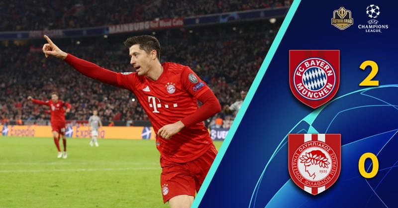Bayern v Olympiacos – Champions League – Report