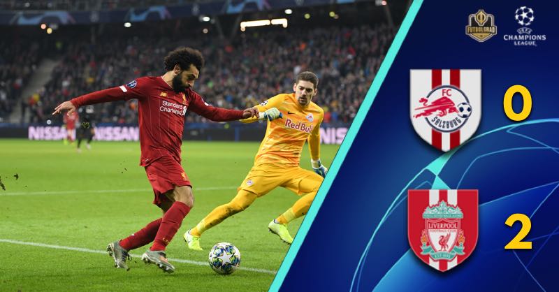 Salzburg v Liverpool – Champions League – Report